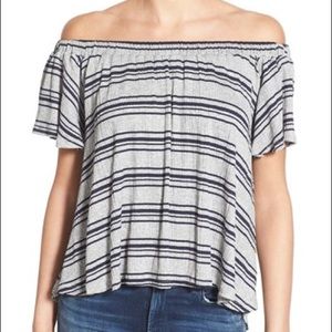 LUSH off the shoulder top